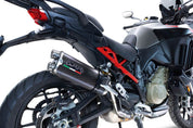 GPR Dual Poppy Slip-on Exhaust For Ducati Multistrada V4 Rally 2023-2024