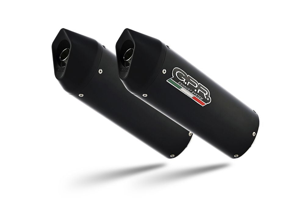 GPR Furore Nero Double Slip-on Exhaust For Ducati Monster S4 2001-2003