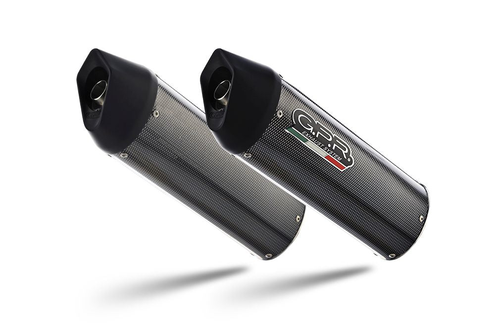 GPR Furore Poppy Double Slip-on Exhaust For Ducati Super Sport Ss 750 1991-1998