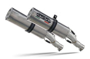 GPR M3 Titanium Natural Double Slip-on Exhaust For Ducati 998/R/FE 2001-2004
