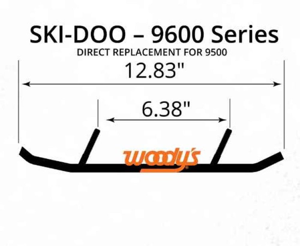 Woodys Dooly Runner Ski Doo 8" Ds8-9600