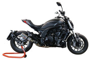 GPR M3 Inox Slip-on Exhaust For Benelli 502 C 2021-2024 E4.BE.20.1.M3.INOX