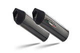 GPR Furore Evo4 Poppy Double Slip-on Exhaust For BMW K1600GT 2017-2021