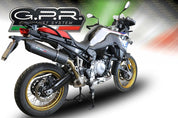 GPR Furore Evo4 Nero Slip-on Exhaust For BMW F850GS/Adventure 2018-2020