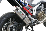 GPR Dual Inox Slip-on Exhaust For Honda CRF1000L Africa Twin 2018-2020