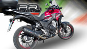 GPR Furore Evo4 Nero Slip-on Exhaust For Honda CB400X 2019-2025