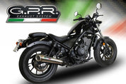 GPR Powercone Evo Slip-on Exhaust For Honda Rebel 500 2017-2020 E4.H.250.PCEV