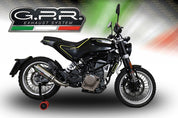 GPR M3 Titanium Natural Slip-on Exhaust For Husqvarna Svartpilen 401 2018-2019