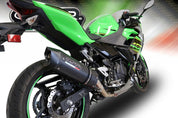 GPR Furore Evo4 Nero Slip-on Exhaust For Kawasaki Ninja 400 2018-2022