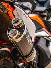 GPR Dual Poppy Slip-on Exhaust For KTM 890 DUKE 2021-2024 E4.KT.104.DUAL.PO