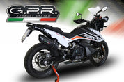 GPR Furore Evo4 Nero Slip-on Exhaust For KTM 790 Adventure 2018-2020