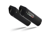 GPR Furore Evo4 Nero Double Slip-on Exhaust For Suzuki Hayabusa GSX1300R 2017-2020