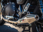 GPR Vintacone Double Slip-on Exhaust For Triumph Street Twin 900 2020-2021
