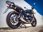 GPR Vintacone Double Slip-on Exhaust For Triumph Street Twin 900 2020-2021