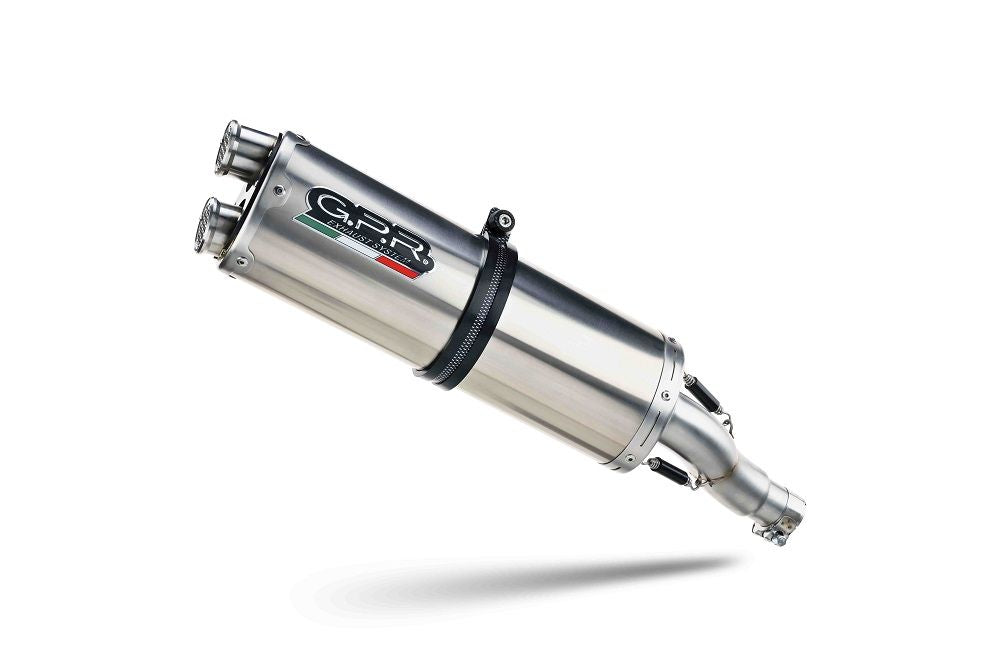 GPR Dual Inox Slip-on Exhaust For Aprilia Tuareg 660 2021-2024 E5.A.77.DUAL.IO
