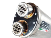 GPR Dual Inox Slip-on Exhaust For BMW R1250GS/Adventure 2021-2024