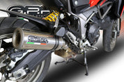 GPR M3 Titanium Natural Slip-on Exhaust For Ducati Multistrada 950 2021-2024