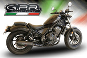 GPR Ghisa Slip-on Exhaust For Honda Rebel 300 2021-2023 E5.H.265.1.GHI