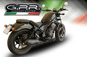 GPR Ghisa Slip-on Exhaust For Honda Rebel 300 2021-2023 E5.H.265.1.GHI