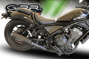 GPR Ghisa Slip-on Exhaust For Honda Rebel 300 2021-2023 E5.H.265.1.GHI