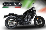 GPR Ultracone Slip-on Exhaust For Honda Rebel 500 2021-2023 E5.H.265.ULTRA