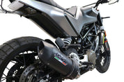 GPR Furore Evo4 Nero Slip-on Exhaust For Husqvarna Svartpilen 401 2021-2023