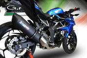 GPR Furore Evo4 Nero Slip-on Exhaust For Kawasaki Ninja125 2021-2024