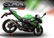 GPR Deeptone Inox Slip-on Exhaust For Kawasaki Ninja 500 2023-2025