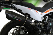 GPR Furore Evo4 Nero Slip-on Exhaust For KTM 790 Adventure 2021-2024