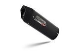 GPR Furore Evo4 Nero Slip-on Exhaust For Suzuki SV650 / SV650 ABS 2021-2025
