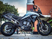 GPR Furore Evo4 Nero Slip-on Exhaust For Triumph Tiger 900 2020-2023