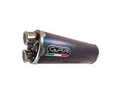 GPR Dual Inox Slip-on Exhaust For Triumph Tiger 850 2020-2024 E5.T.98.DUAL.IO