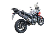 GPR Furore Evo4 Nero Slip-on Exhaust For Triumph Tiger 850 2020-2024