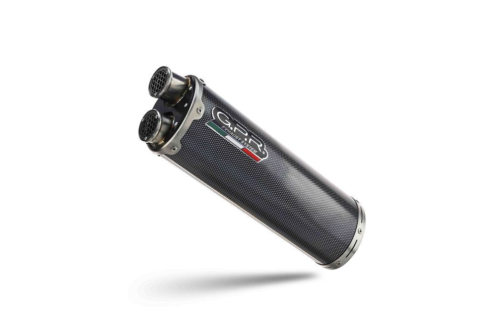 GPR Dual Poppy Slip-on Exhaust For Yamaha Tenere 700 2021-2024 E5.Y.232.DUAL.PO