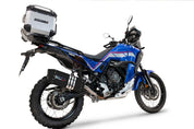GPR Hyper Sonic Black Titanium Slip-on Exhaust For Yamaha Tenere 700 2021-2024
