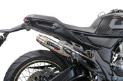 GPR Deeptone Inox Slip-on Exhaust For Zontes 350 T2 ADV 2022-2024 E5.Z.13.DE