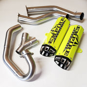 Empire Industries G2 Dual Exhaust Yellow/Black For Yamaha Raptor 700 2015-2025