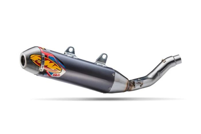 FMF Q4 Hex Slip On Exhaust Pipe Muffler Kawasaki KLX300R 2020-2026 - [042388]