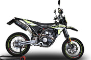 GPR Furore Poppy Slip-on Exhaust For Fantic 125 M Performance 2019-2020