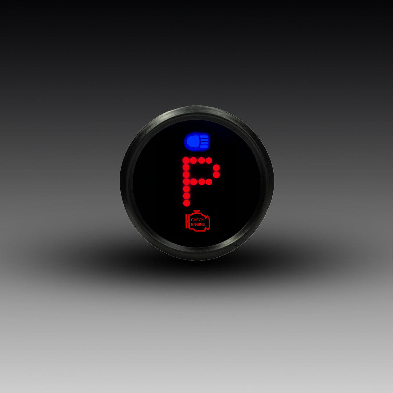 Intellitronix LED Digital Gear Shift Indicator With Black Bezel GI001R