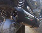 GPR Furore Nero Double Slip-on Exhaust For Moto Guzzi Breva 750 2003-2009