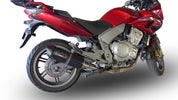 GPR Furore Nero Double Slip-on Exhaust For Honda CBF1000 CBF1000ST 2006-2009