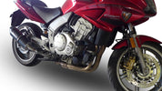 GPR Furore Nero Double Slip-on Exhaust For Honda CBF1000 CBF1000ST 2006-2009