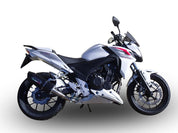 GPR Furore Nero Slip-on Exhaust For Honda CB500F 2013-2015 H.221.FUNE