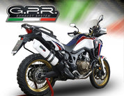 GPR Albus Ceramic Slip-on Exhaust For Honda CRF1000L Africa Twin 2015-2017