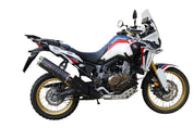 GPR Dual Poppy Slip-on Exhaust For Honda CRF1000L Africa Twin 2015-2017