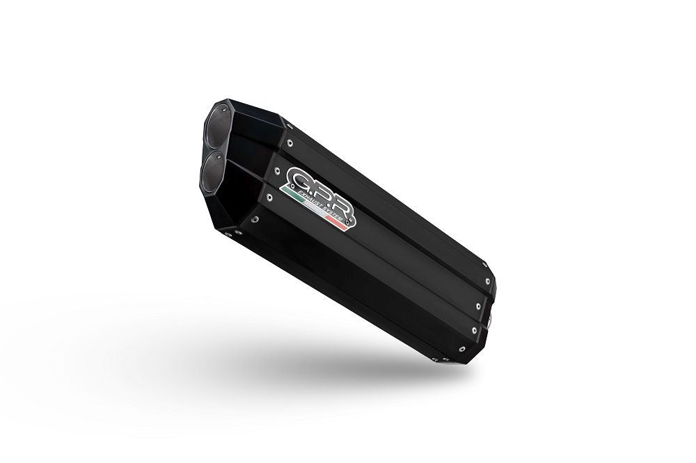 GPR Hyper Sonic Black Titanium Slip-on Exhaust For Honda CRF1000L Africa Twin 2015-2017