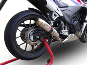 GPR Deeptone Inox Slip-on Exhaust For Honda CBR500R 2023-2024 H.254.1.DE
