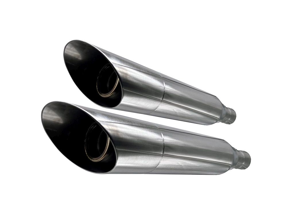 GPR Slash Inox Double Slip-on Exhaust For Harley-Davidson Sportster 1200 2004-2009
