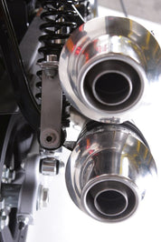 GPR Poppy Tondo Double Slip-on Exhaust For Harley-Davidson XR1200 2008-2012